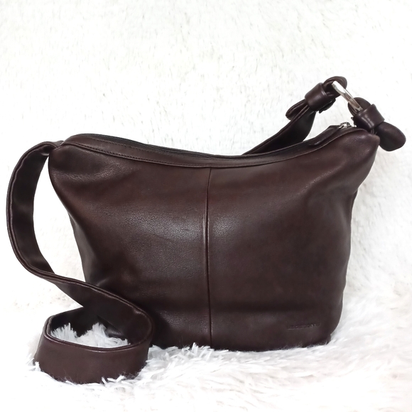 Liz Claiborne Handbags - Leather Co. By Liz Claiborne Dark Brown Purse